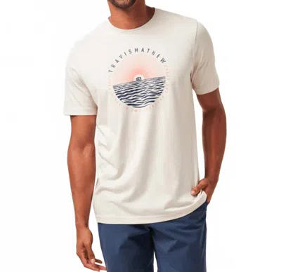 Travismathew Beach Cities Tee In Moonbeam In Neutral