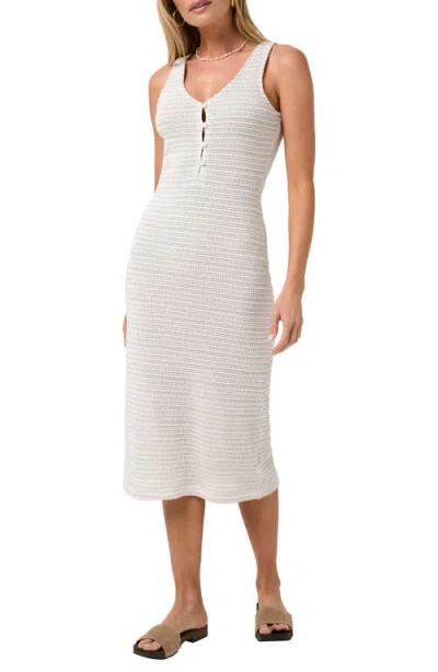 Travismathew Beach Club Cover-up Midi Dress In Gray