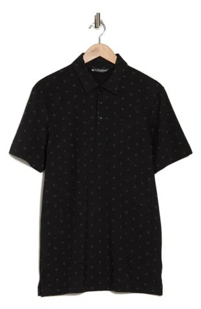 Travismathew Beach Pit No Logo Golf Polo In Black