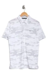 Travismathew Beachside Stealth Camo Polo In White