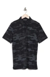 Travismathew Beachside Stealth Pima Cotton Blend Polo In Black