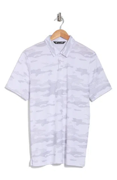 Travismathew Beachside Stealth Pima Cotton Blend Polo In White