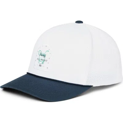 Travismathew Beer Break Snapback Golf Hat In White