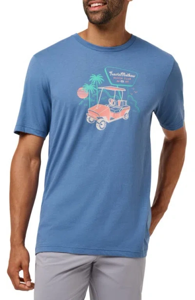 Travismathew Bellhop Graphic T-shirt In Blue
