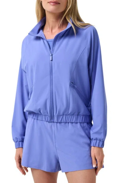 Travismathew Breezeblend Tracel Jacket In Blue