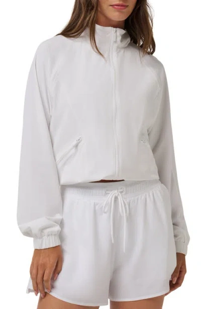 Travismathew Breezeblend Tracel Jacket In White