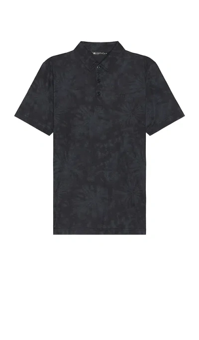 Travismathew Brilliant Waters Polo Shirt In 黑色