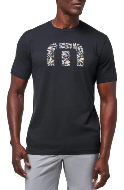 Travismathew Bring Your Own Board Graphic T-shirt In Black