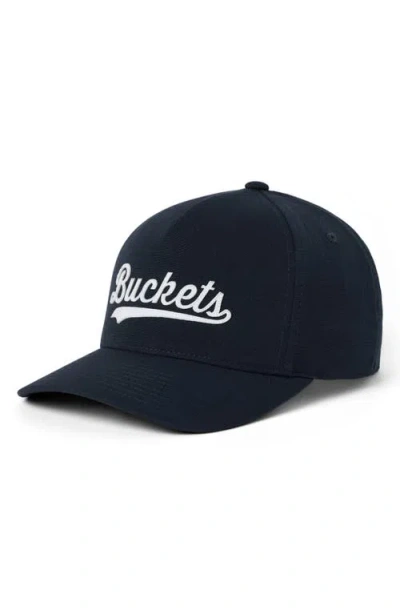 Travismathew Buckets Baseball Cap In Total Eclipse