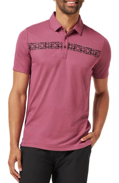 Travismathew Bungee Jump Polo In Purple