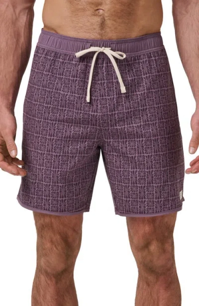 Travismathew Cabana Board Shorts In Purple
