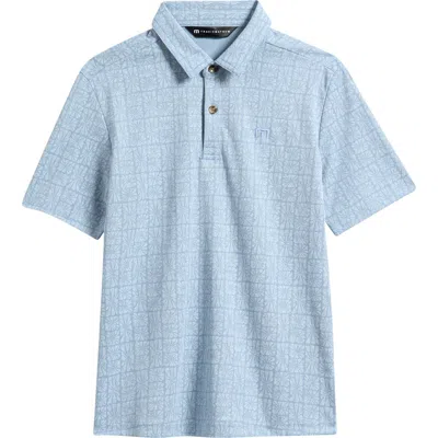 Travismathew Kids'  Cabana Print Polo In Blue