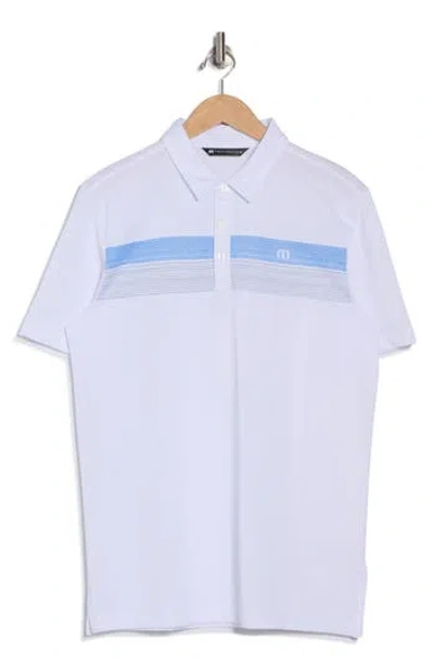 Travismathew Cast Your Vote Stretch Polo In White