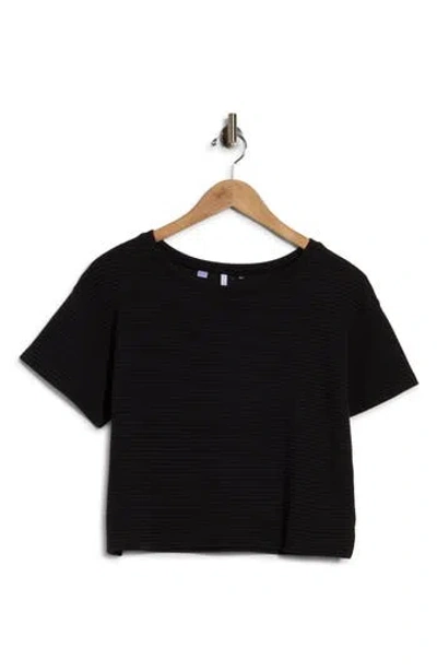 Travismathew Charter Cruise Boxy Ottoman Knit Top In Black