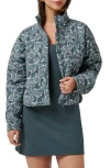 Travismathew City Edge Quilted Jacket In Blue