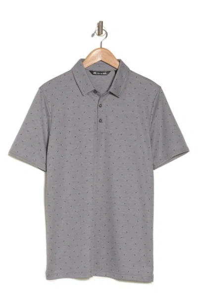 Travismathew Cliff Jumping Polo In Heather Medium Grey