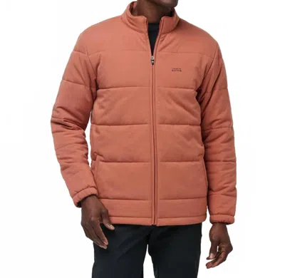 Travismathew Climate Drop Jacket In Heather Copper In Multi