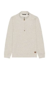 Travismathew Cloud 1/4 Zip Sweater In Gray