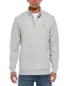 Travismathew Cloud 1/4-zip Pullover In Grey