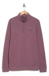 Travismathew Cloud 2.0 Quarter Zip Pullover In Flint