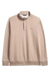 Travismathew Cloud 2.0 Quarter Zip Pullover In Portabella