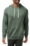 Travismathew Cloud 2.0 Stretch Modal & Cotton Hoodie In Dark Olive