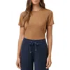 Travismathew Cloud Crewneck T-shirt In Brown