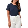 Travismathew Cloud Crewneck T-shirt In Blue