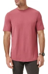 Travismathew Cloud Crewneck T-shirt In Pink