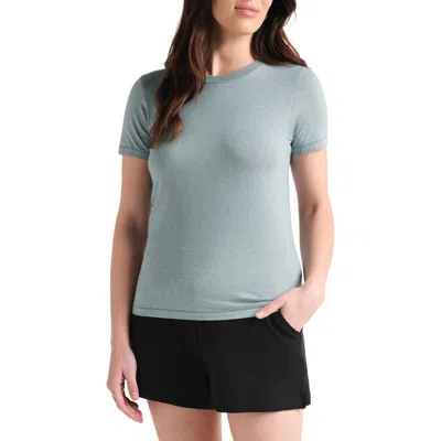 Travismathew Cloud Crewneck T-shirt In Kentucky Blue