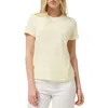 Travismathew Cloud Crewneck T-shirt In Yellow