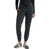 Travismathew Cloud Drawstring Fleece Joggers In Heather Black