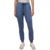 Travismathew Cloud Drawstring Fleece Joggers In Heather Navy