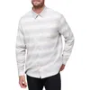 Travismathew Cloud Flannel Button-up Shirt In Oxford Tan