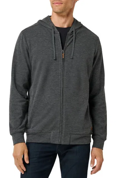 Travismathew Cloud Full Zip Hoodie In Gray
