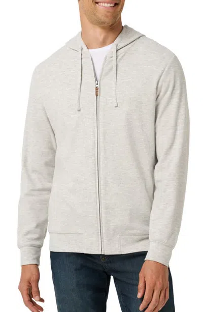 Travismathew Cloud Full Zip Hoodie In White