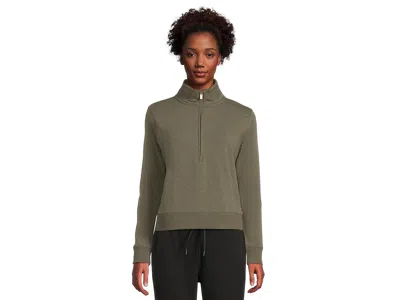 Travismathew Cloud Half Zip In Green