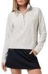 Travismathew Cloud Half Zip Pullover In Gray