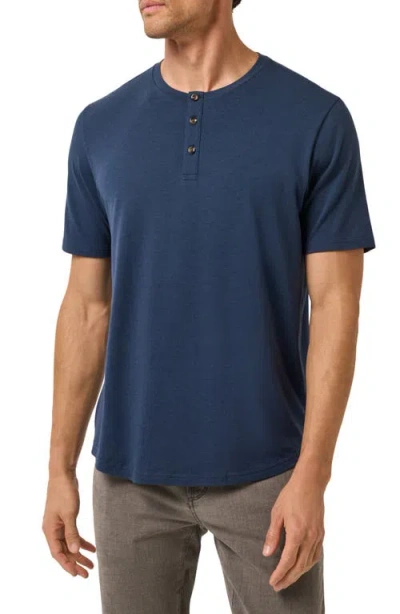 Travismathew Cloud Henley In Blue