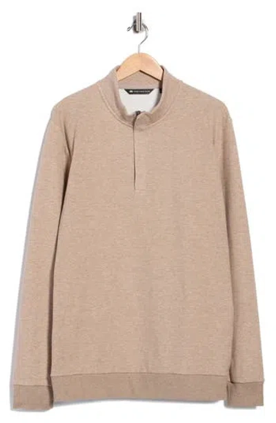 Travismathew Cloud Quarter Zip 2.0 Sweatshirt In Neutral