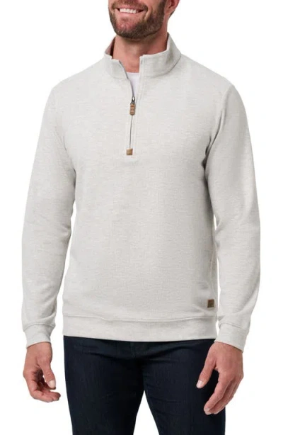 Travismathew Cloud Quarter Zip In Gray