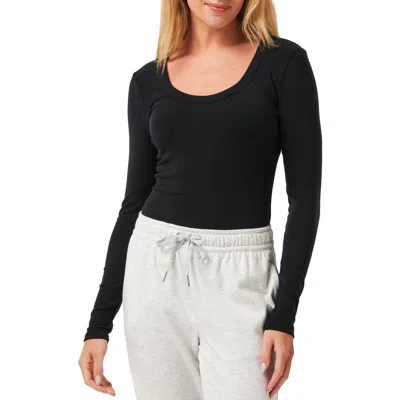 Travismathew Cloud Rib Top In Black