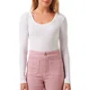 Travismathew Cloud Rib Top In White