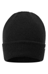 Travismathew Cloud Ribbed Beanie In Black