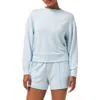 Travismathew Cloud Sweatshirt In Heather Baby Blue