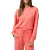 Travismathew Cloud Sweatshirt In Heather Porcelain Rose