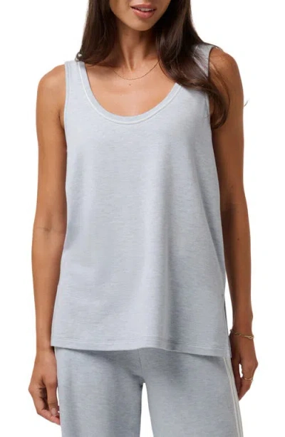 Travismathew Cloud Terry Varsity Tank In Gray
