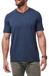 Travismathew Cloud Trim Fit Slubbed T-shirt In Mood Indigo