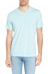 Travismathew Cloud Trim Fit Slubbed T-shirt In Porcelain Blue