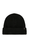 Travismathew Cloud Waffle Beanie In Black